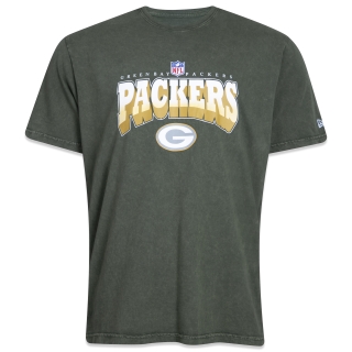 Camiseta Slim NFL Green Bay Packers Core Manga Curta Verde