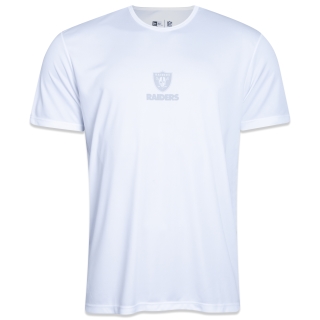 Camiseta Performance NFL Las Vegas Raiders Manga Curta Branca