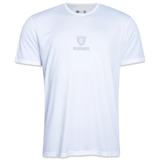 Camiseta Performance NFL Las Vegas Raiders Manga Curta Branca