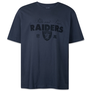 Camiseta Plus Size Regular NFL Las Vegas Raiders