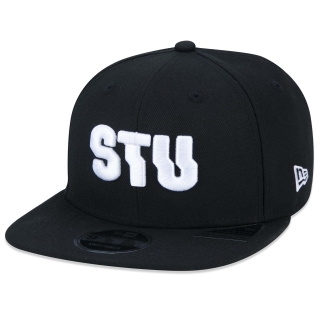 Boné 9FIFTY Original Fit Snapback STU Skate Total Urbe Aba Reta Preto