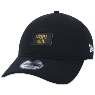 Boné 9TWENTY Strapback STU Skate Total Urbe Aba Curva Preto