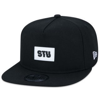 Boné The Golfer Snapback STU Skate Total Urbe Aba Reta Preto