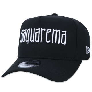 Boné 9FORTY A-Frame Snapback WSL Saquarema Aba Curva Preto