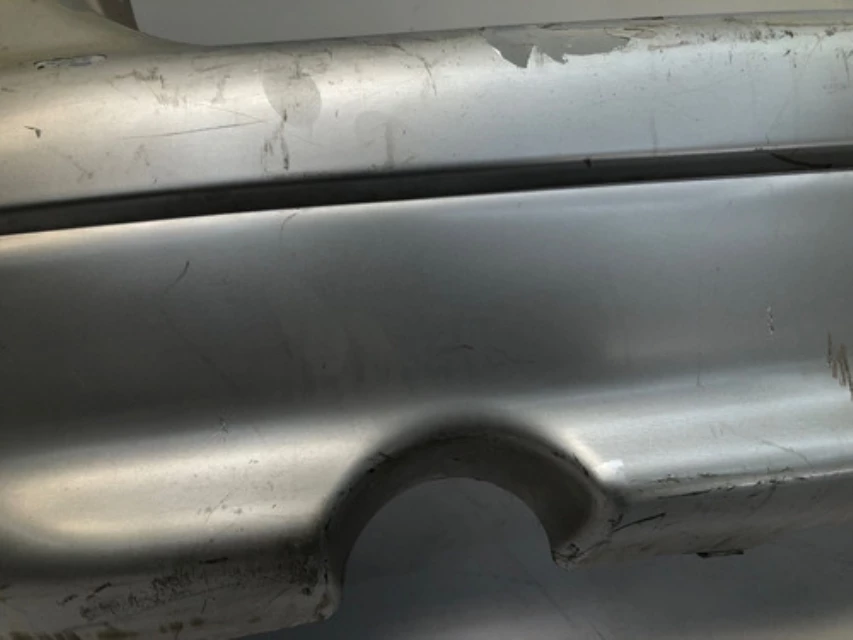 Para Choque Traseiro Citroen Xsara Picasso Prata Detalhe